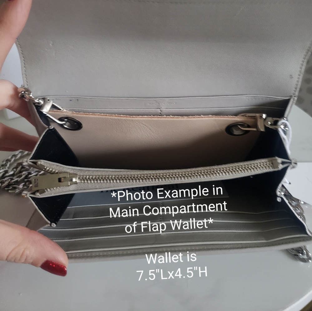 Leather Wallet insert with chain - Picture 6 of 10